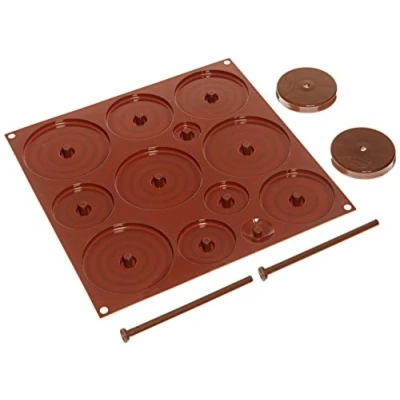 Obrázek Silikom Art 194922 silikonová forma pro 3D velikonočních vajec, hnědá 305 x 15 mm