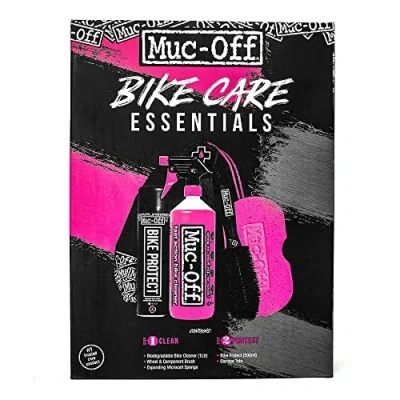 Obrázek Muc Off Základní sada na čištění jízdních kol nezbytné příslušenství pro a ochranu vašeho kola s čističem Bike Cleaner, Protect, čisticím kartáčem dalšími