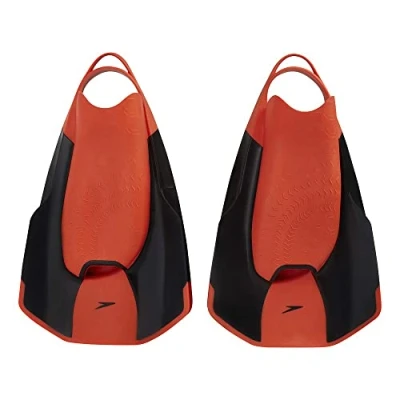 Obrázek Speedo Unisex pro dospělé Fastskin Kickfin Kick Fin, černá/siren červená, 3 4