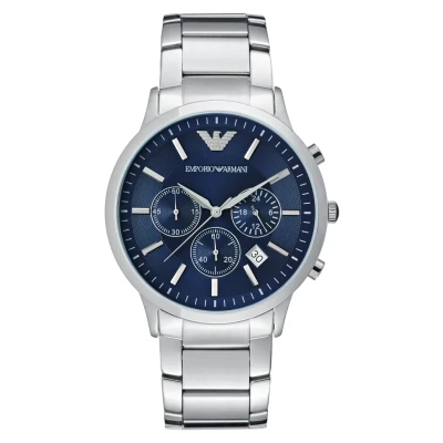 Obrázek Emporio Armani Hodinky se stopkami silvercoloured, Muži, Velikost: One Size, Silver coloured
