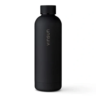 Obrázek Vinsun Láhev na pití z ušlechtilé oceli 500 ml zabezpečená proti vytečení, vhodná pro oxid uhličitý, bez BPA termoláhev sport, outdoor, do školy, univerzitu,