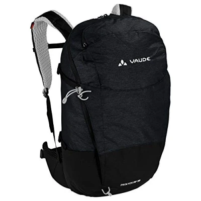 Obrázek VAUDE Rucksaecke20 29l Prokyon Zip 28, prostorný turistický a outdoorový batoh, černý, jednotná velikost, 141370100