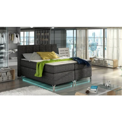 Obrázek Boxspring Basilio 180x200 s LED podsvícením Materiál / Dekor: Berlin 02