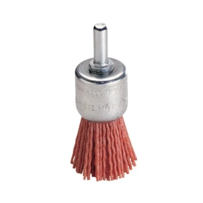 Obrázek wolfcraft 1510000, 1x nylonový štětec, stopka 6 mm, červená = agresivní ø 22