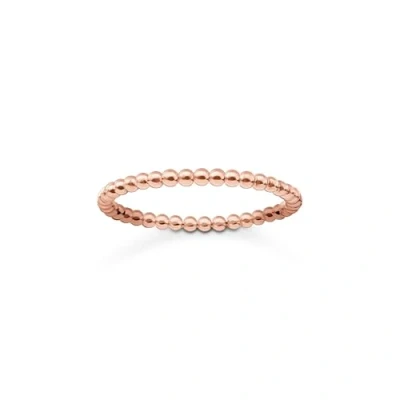 Obrázek THOMAS SABO Stříbrný dámský prsten kulička TR2122 001 12, Ušlechtilý kov, Bez