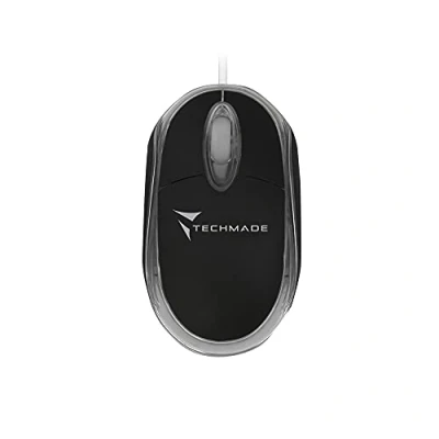 Obrázek Techmade Optische Mini USB Maus, 800 DPI, Schwarz