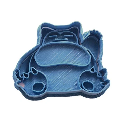 Obrázek Cuticuter Snorlax Pokémon Ausstechform, Kunststoff, blau, 8x7x1.5 cm