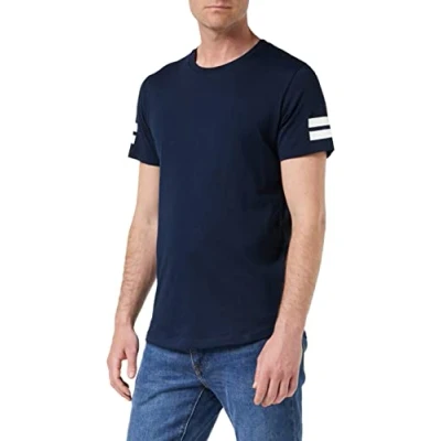 Obrázek Jack &amp; Jones Jcoboro CREW NECK SLIM FIT Triko s potiskem Navy blazer, Muži, Velikost: Large, blazer