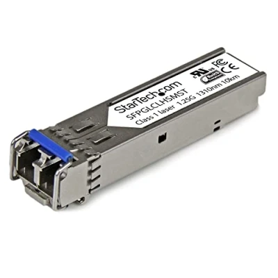 Obrázek StarTech.com Cisco kompatibilní Gigabit SFP modul vysílače SM LC Mini GBIC až 10 km optický vysílač s 1310nm 1000Base LH