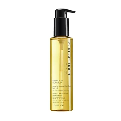 Obrázek Shu Uemura, Essence Absolue, ochranný vlasový olej, pro suché vlasy, s heřmánkovým olejem, hydratuje a UV ochranu, 150 ml