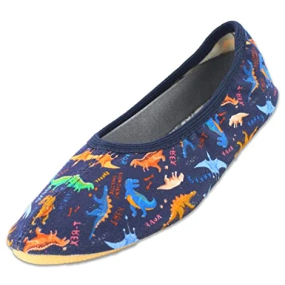 Obrázek Beck Jungen Dinosaurier Slipper, Dunkelblau, 23 EU