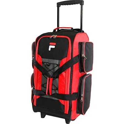 Obrázek Fila lehká cestovní taška s kolečky, 56 cm, červená, 55,9 cm kolečky