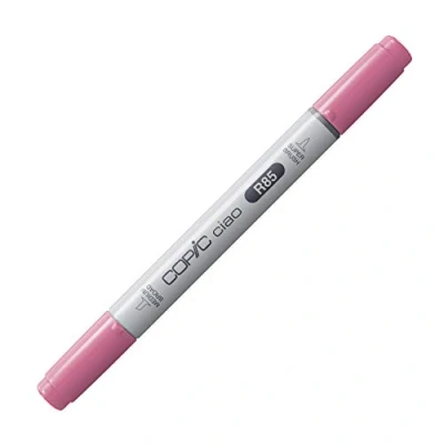 Obrázek COPIC Ciao Marker Typ R 85, Rose Red, univerzální zvýrazňovač rozvržení, se středně širokou a štětcovou špičkou