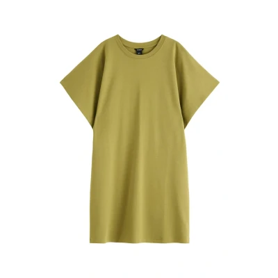 Obrázek Lindex Dress Monica Žerzejové šaty, Ženy, Velikost: 34, Dusty green