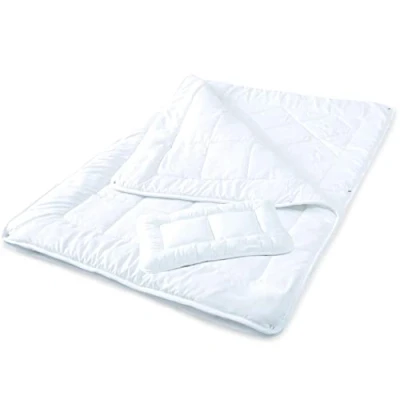 Obrázek aqua textil Soft Touch dětská sada deka 100 x 135 cm 250 g a 350 s polštářem 40 60 150 4 roční období regulující klima Oeko TEX