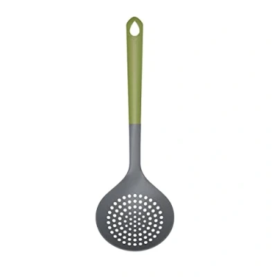 Obrázek Fackelmann 687053 Schaumlöffel Bioplastik Küche Küchenhelfer Grün Grau 34 x 11,3 cm