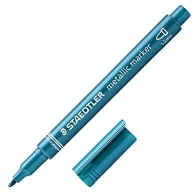 Obrázek STAEDTLER 8323 373 Metallic Marker, 10 Stück im Kartonetui, blau