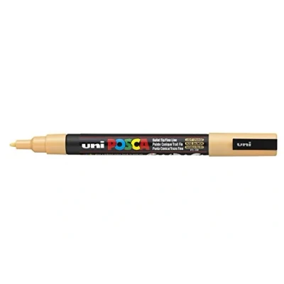 Obrázek uni ball POSCA (186529) Značkovač s jemným kulatým hrotem, lososové barvy