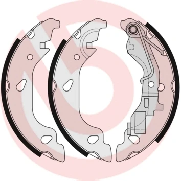 Obrázek Sada brzdových čelistí BREMBO S 23 521