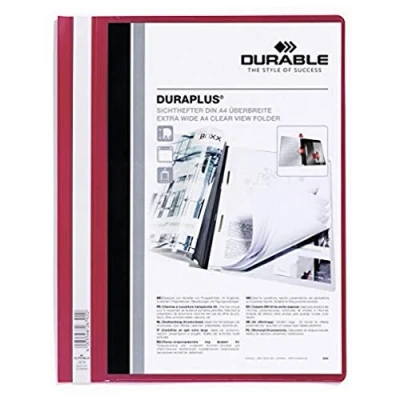 Obrázek Elba 257903 Nabídka pojiva Duraplus s kapsou na A4, červená, balení 25