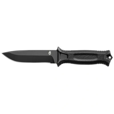 Obrázek Gerber Nůž s hladkou čepelí a pouzdrem, délka čepele: 12,2 cm, Strongarm Fixed Blade Survival Knife, černý, 31 003654
