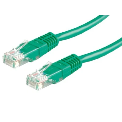 Obrázek VALUE Patch kabel Kat.6 (třída E) UTP, zelený, 1,5 m