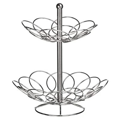 Obrázek Premier Housewares Závěsná koš, 3 ks, chrom