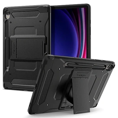 Obrázek Spigen Tough Armor pro vyvinuto Samsung Galaxy Tab S9 pouzdro (2023) černé