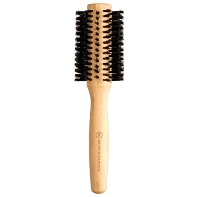 Obrázek Olivia Garden Healthy Hair Bambus kulatý kartáč na vlasy 100% Boar HH B30, 30 mm, s čistými kančími štětinami