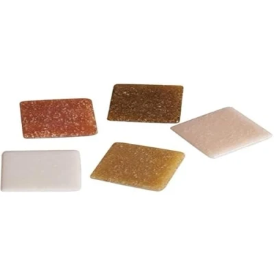 Obrázek Rayher Hobby Artdecor mozaika mix 2 x cm, cca 350 kusů, plechovka 1 kg, skleněná mozaika, skleněné kameny, přírodní tóny, 1453131