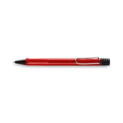 Obrázek Lamy safari red kuličkové pero nadčasové klasické kuli s ergonomickou rukojetí a robustním ASA plastem vč. velkoobjemové náplně M 16 v šířce linky modré barvě