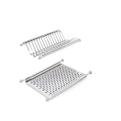 Obrázek Emuca Abtropfsystem für das Geschirr, Schranktiefe 45cm, Innenraum 385 420 mm, Edelstahl