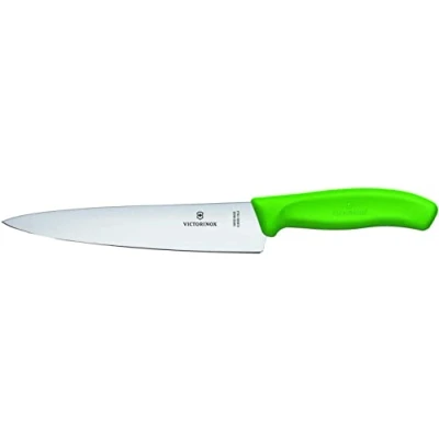 Obrázek Victorinox Swiss Classic, kuchyňský nůž, rovný brus, extra ostrá čepel, vhodný do myčky nádobí, nerezová ocel, zelená