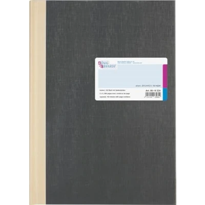 Obrázek König &amp; Ebhardt und 8614224 Obchodní kniha / Kladde (A4 čtverečkovaný 80 g/m², 192 listů sešití s počtem stran)