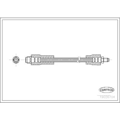 Obrázek Corteco 19026704 Bremsschlauch