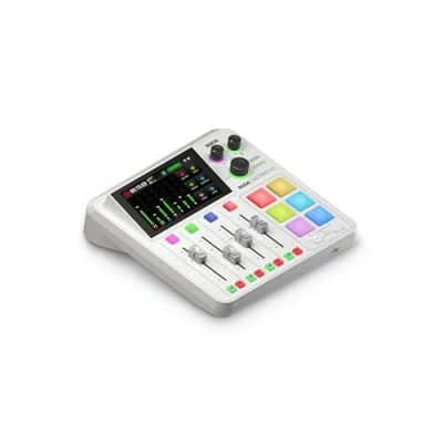 Obrázek RØDE RØDECaster Duo kompaktní produkční řešení vše v jednom pro podcasting, streamování, hudební produkci a tvorbu obsahu (bílé)