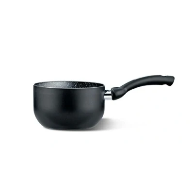 Obrázek Pensofal BioStone Stieltopf 1 Griff, Aluminium, schwarz, 16 cm