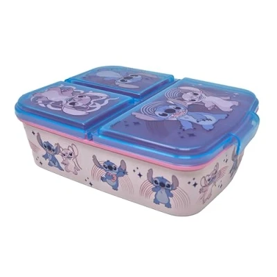 Obrázek Theonoi Dětská krabička na svačinu/obědový box/sendvičový box různé designy volitelné z plastu bez BPA (Lilo and Stitch)