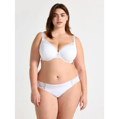 Obrázek Lindex Brief Wilma Brazilian Kalhotky, Ženy, Velikost: 40/42, Light dusty yellow