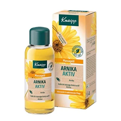 Obrázek Kneipp Masážní olej Arnika Aktivní hřejivá &amp; reaktivující péče veganský 100 ml