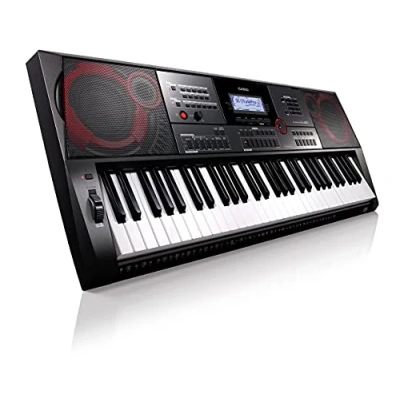 Obrázek Casio CT X5000 Top klávesnice s 61 standardními dynamickými tlačítky, automatikou doprovodu a silným systémem reproduktorů, černá
