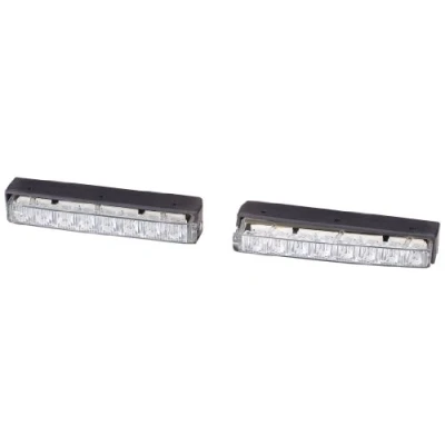 Obrázek HELLA LED sada světel pro denní svícení LEDayLine 15 12 V obdélníková SAE čirá kabel: 2800 mm přední část vozidla 2PT 980 860 801