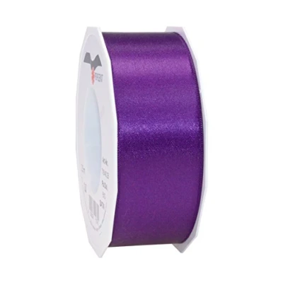 Obrázek PRÄSENT C.E. Pattberg Satin violett, 25 m Satinband zum Einpacken von Geschenken, 40 mm Breite, Geschenkband Dekorieren &amp; Basteln, Dekoband, Anlass