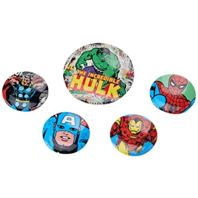 Obrázek Marvel Comics BP80448 Abzeichen, Kunststoff, Mehrfarbig, 10 x 12.5 cm