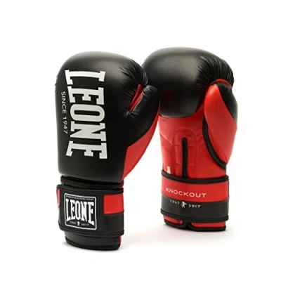 Obrázek LEONE 1947, KNOCKOUT Boxhandschuhe, Unisex Erwachsene, Rot, 10 OZ, GN371