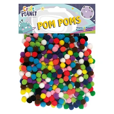 Obrázek Craft Planet Pompony, 7 mm, 9 g, vícebarevné