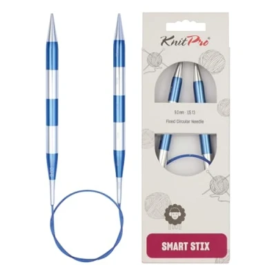 Obrázek KnitPro 42077 SmartStix kruhová pletací jehla, kov, pestrá, 60 cm, 9 mm