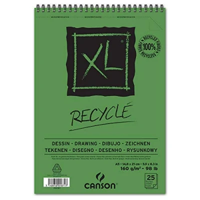 Obrázek Canson XL® Recyclé kreslicí blok, DIN A5, 25 listů, 160 g/m² 1 kg