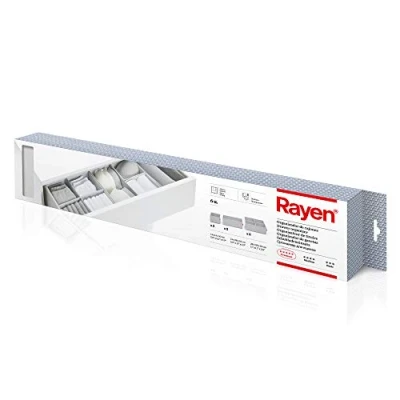 Obrázek Rayen Faltbarer Schubladen Organizer bestehend aus 6 Kleiderboxen in verschiedenen Größen, 2 Boxen 14 x 10 cm, 28 und hellgrau
