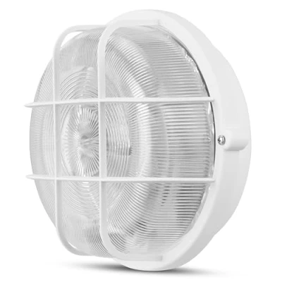 Obrázek REV LED svítidlo do vlhkých prostor lampa místností, ideální jako nástěnná nebo stropní dílny, sklepa 60 W, E27, IP44, bílá
